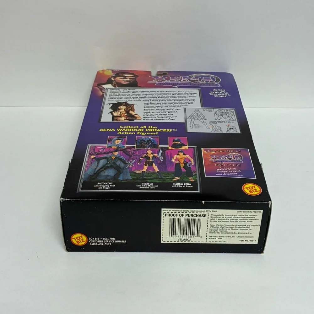 Xena Warrior Princess Action Figure: Velasca with Tribal Mask & Ambrosia Cave